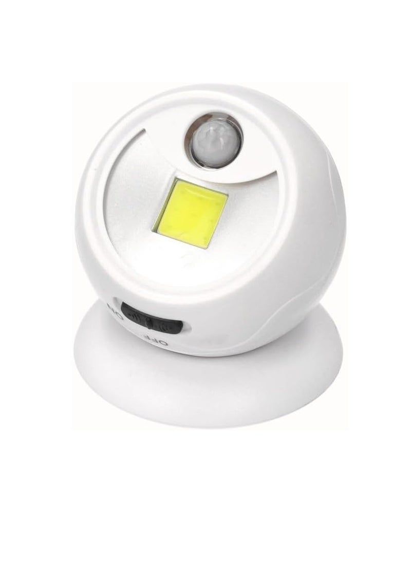 Generic - 360° Rotating Spherical LED Night Light with Motion Sensor, 120 lm, Magnetic Base, Indoor Lighting for Bedroom, Closet, Hallway, Stairs, Soft Warm Light - Image 1