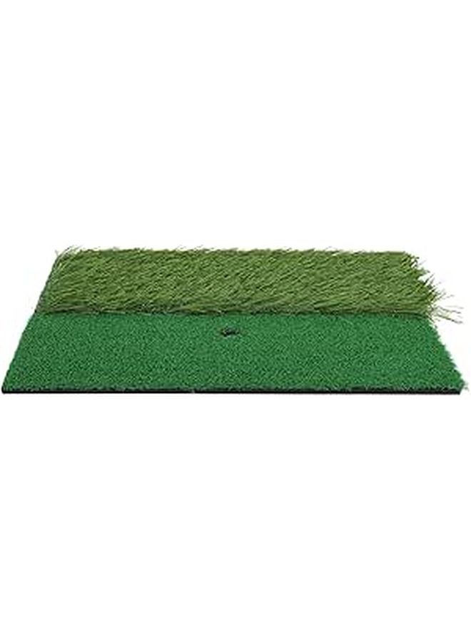 Golf Swing Practice Mat Portable Artificial Grass Hitting Pad Mini Indoor Training Mat for Beginners Home Use - Image 1
