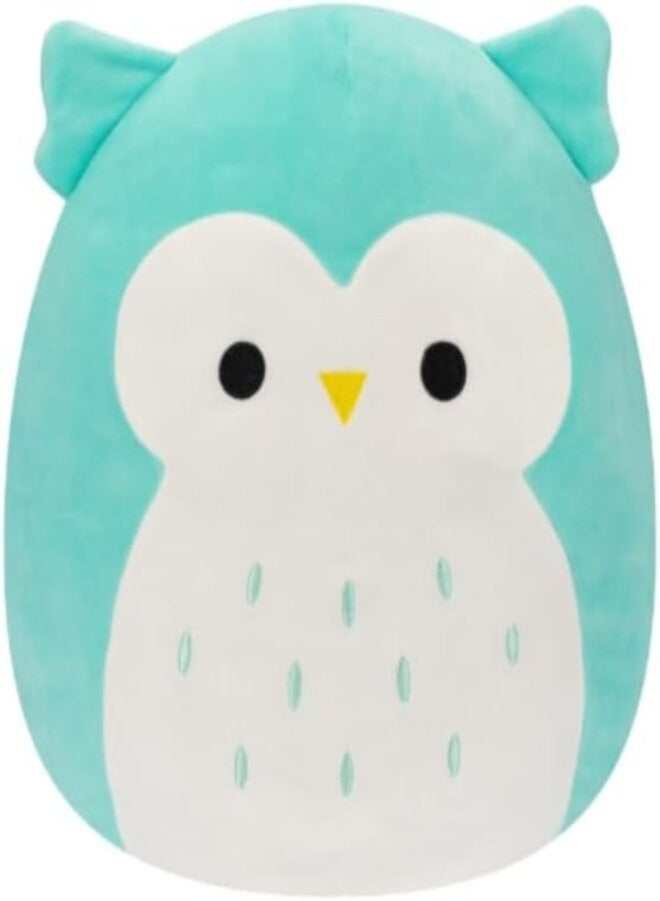 Squishmallows Winston The Teal Owl Plush - 12 Inches - Image 1