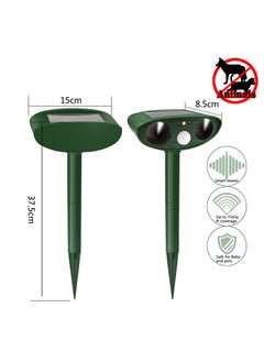 General Ultrasonic Animal Repeller, Solar Powered Animal Repellent, Waterproof Animal Deterrent Devices Outdoor Repels, Effectively Repels Dog Cat Deer Raccoon Rabbit Squirrel Bird Farm Garden Yard  - Image 4