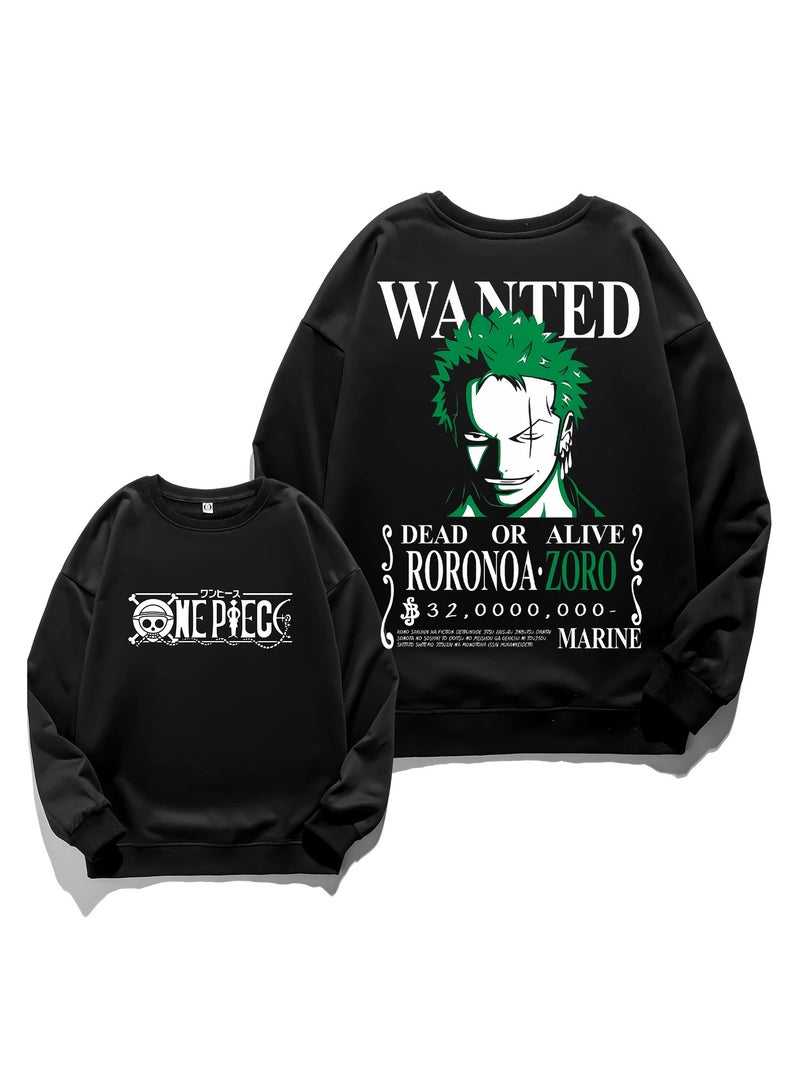 KUYING New One Piece Retro Washed Round Neck Hoodie  - Image 1