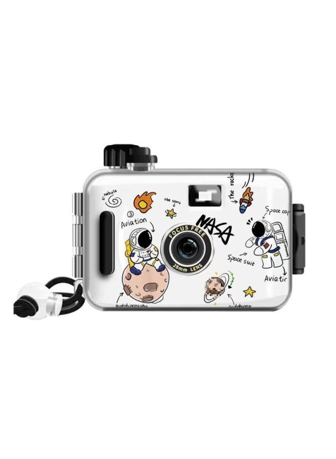 Generic The Birthday Girl Student Who Is Going To Take Heart Of The Shooting Camera Film Is Getting Started With Cheap Photos Wholesale.-Color:Nasa Logged In The Moon Gift Box Gift Bag Packaging-camera + Gift + Gift Box  - Image 1