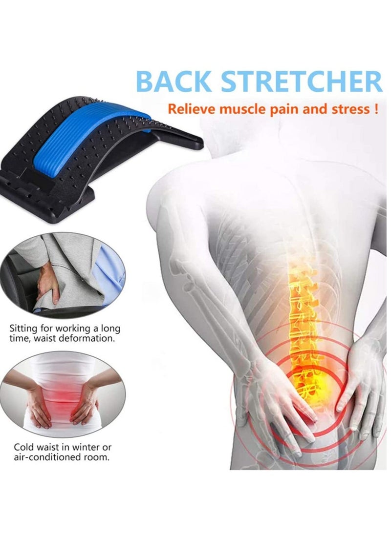 إسكدنيا Back Stretcher, Lumbar Support Device Multi-Level Back Massager Spine Deck Back Stretching Treatment Spinal Lumbar Back Stretcher, Those Suffering Pain for Sciatica, Lumbar and Back - Image 5