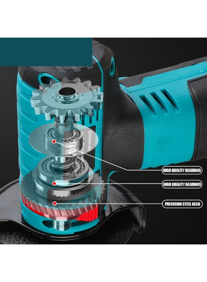 آلة صنفرة وتلميع زاوية لاسلكية صغيرة 12 فولت - مجموعة أدوات كهربائية تعمل ببطارية ليثيوم للتلميع والطحن - Image 4