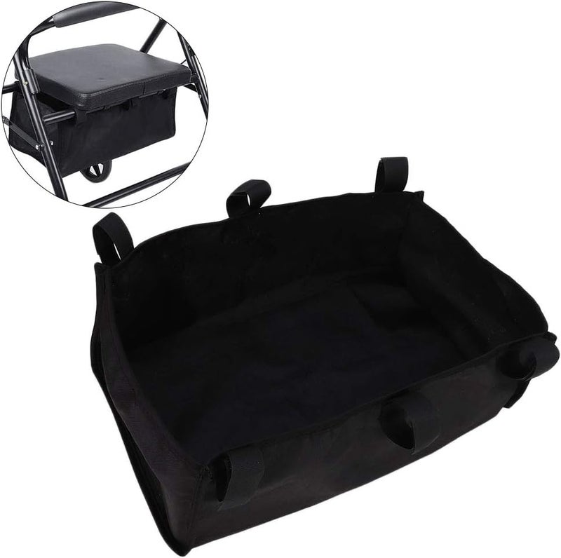 comfrt Walker Storage Bag,4 Wheeled Walker Rollator Wheelchair Frame Replacement Storage Bag,Folding Walker Bag,Adult Folding Walker Accessories for Seniors Or Elderly - Image 2