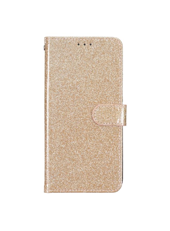 اس-توب جراب هاتف Redmi Note 14 5G جراب هاتف جلدي قابل للطي لامع باللون البودرة - Image 2