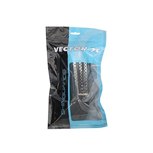 Vector X Samba Shinguard with Ankle Adjustable | Training and Practice | for Girls and Boys | (Junior, Black-White) - Image 3