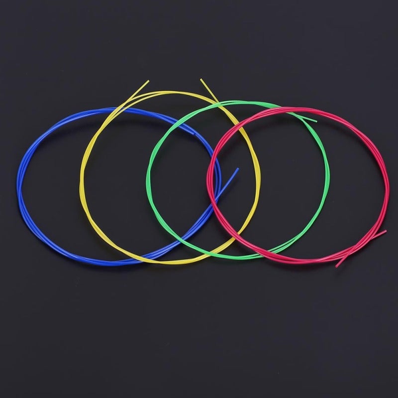 Ukulele Strings: 6-Pack Colorful Coated Nylon Replacement Strings - Rust-Proof Durable Smooth Tone Uke Strings for Ukulele Players & Instrument Enthusiasts - Image 3