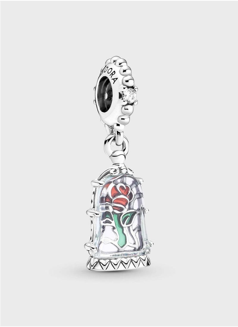 PANDORA Disney Beauty And The Beast Enchanted Rose Charm  - Image 1