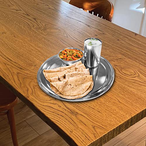 Shri & Sam Stainless Steel Shagun Dinner Set (50 Pcs Glory Set),Solid - Image 2