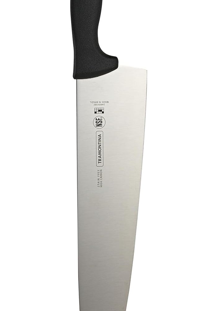 Tramontina Professional 12-Inch Meat Knife with Stainless Steel Blade and Black Polypropylene Handle - Image 1