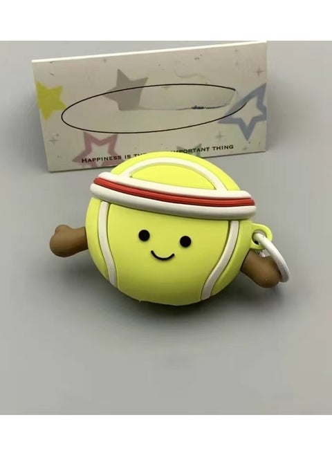 Suitable For Apple Bluetooth Earphones With Silicone Cartoon Protective Case