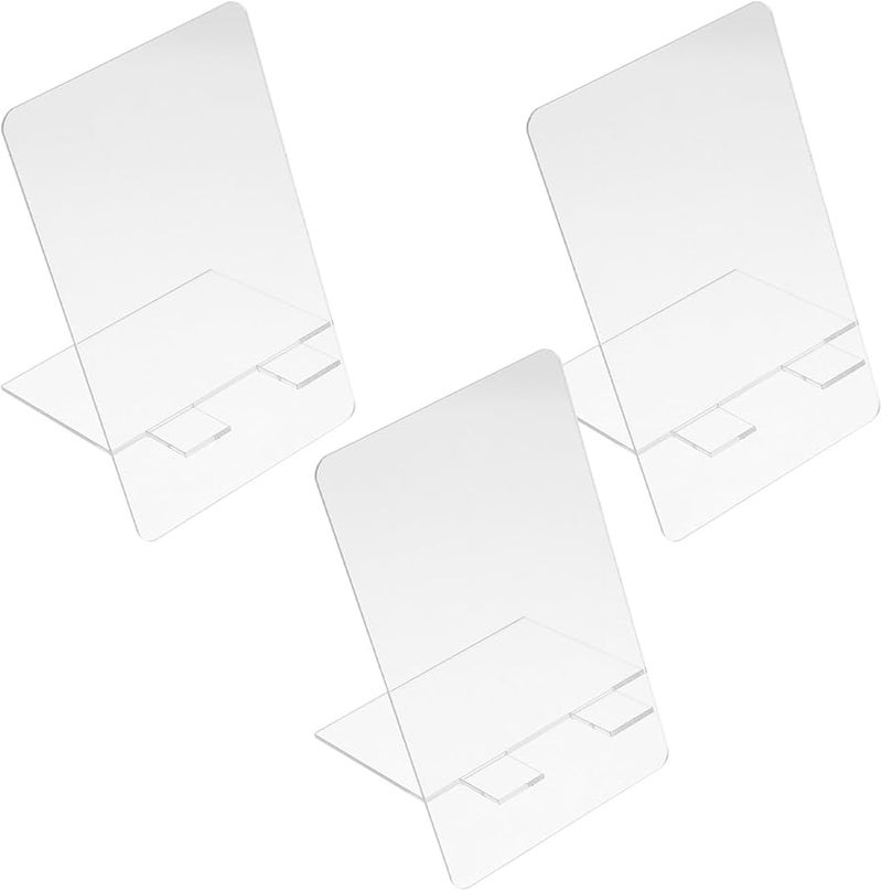 3Pcs Clear Acrylic Memo Board With Stand Portable Dry Erase Whiteboard For Home Office School - Image 2