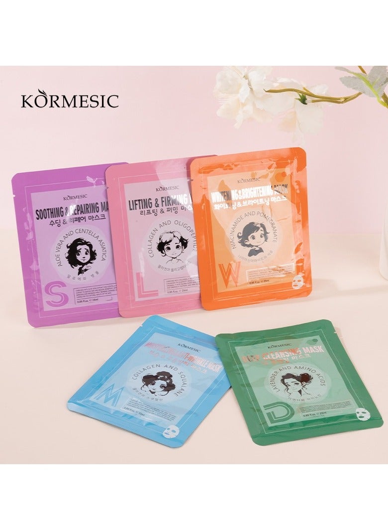 Kormesic قناع تفتيح البشرة 5 قطع 25 مل - إشراقة وتوهج - Image 5