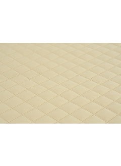 ELITE-INN ELITEINN Premium Velvet Quilted Bed Runner 18 x 90 Inches with 2 Cushion Covers 16 x 16 inchesSlipcover Mattress ProtectorBed LinenDecorative Set for BedroomsCombo Set Cream  - Image 3