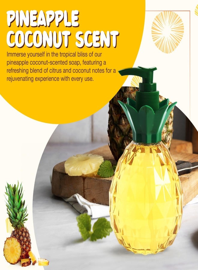 Simple Pleasures Pineapple Soap Dispenser - Cute Hand and Dish Soap Dispenser for Kitchen and Bathroom Décor - Cool Liquid Soap Dispenser for Handwashing and Cleaning - Image 4