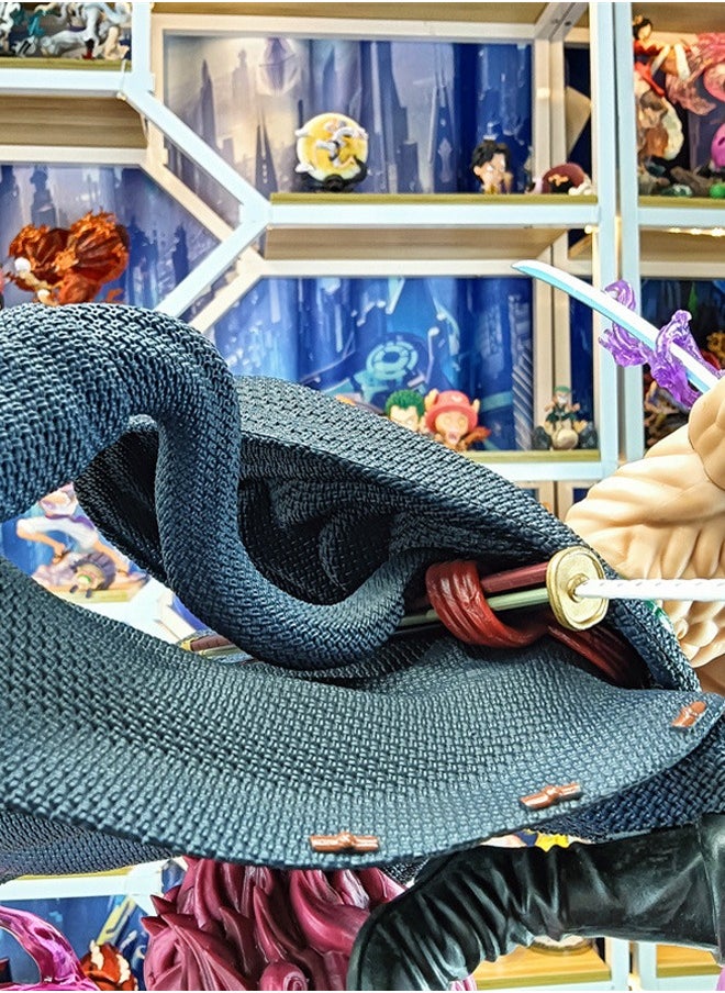 Generic - One Piece Tang Purgatory Three Swords Asura Zoro luminous Action Figure Decorative Resin Sculpture Home Decor Statue, Art Figurine Home Ornament Decoration for Office, Living Room, Bedroom, Book Shelf, TV Cabinet, Desktop - Image 1