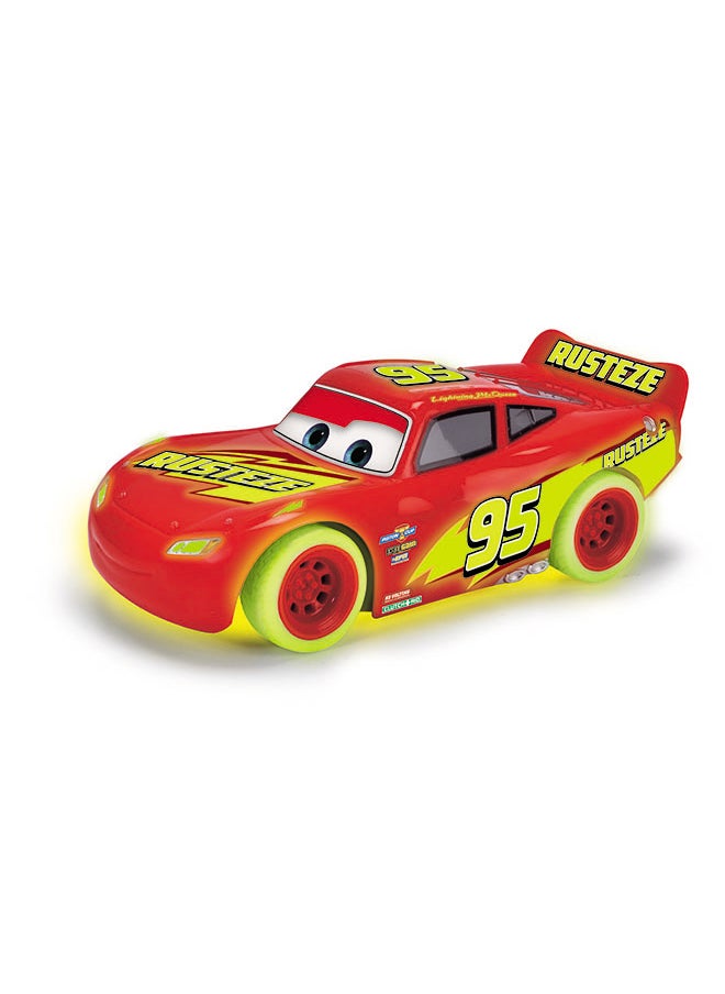 JADA Rc Cars Glow Racers Light. Mcqueen 1:24  - Image 3