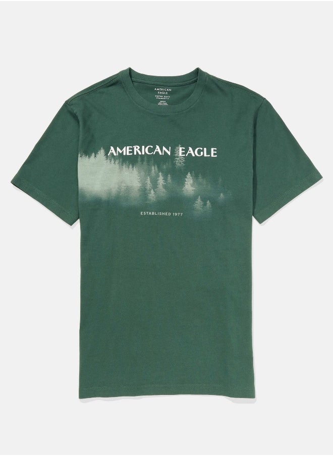 American Eagle - AE Super Soft Logo Graphic T-Shirt - Image 1