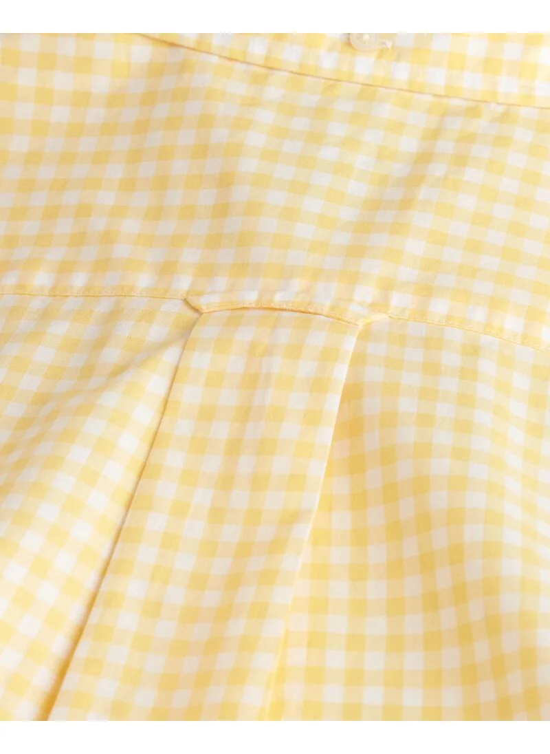 GANT Gant Regular Classic Poplin Gingh Ss Shirt