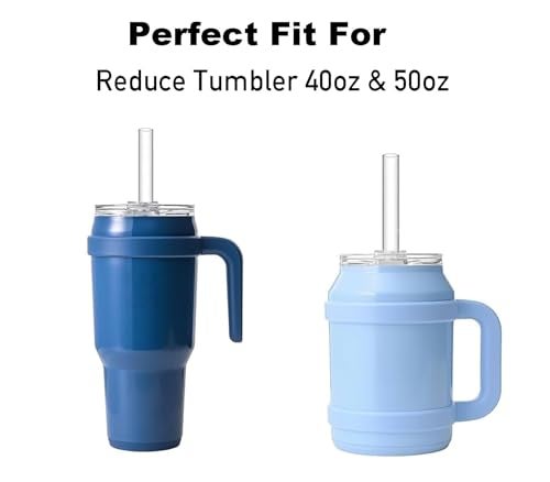 Tazanma Tumbler Lid Replacement Compatible with Reduce 50 oz & 40 oz Tumbler,Accessories for Reduce Tumbler Cup, Leak Proof and Splash Proof Replacement Lid (1, Black) - Image 3