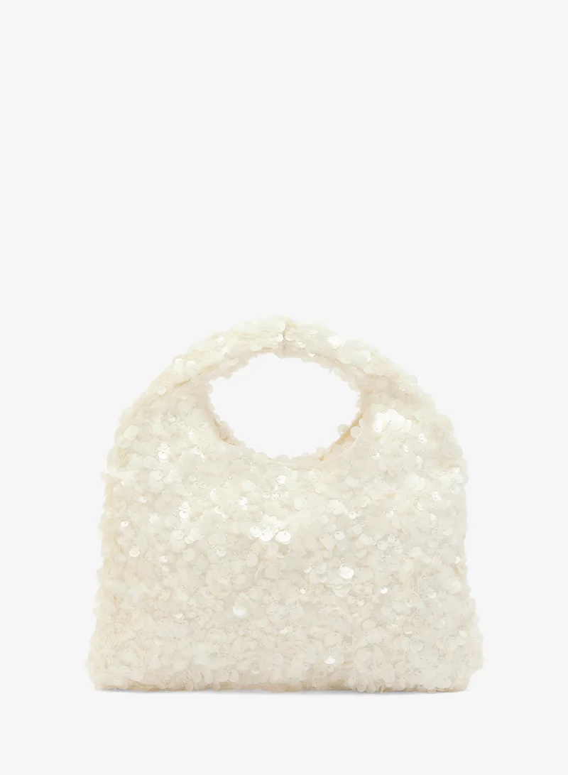 GLAMOROUS Sequin Grab Hobo Bag