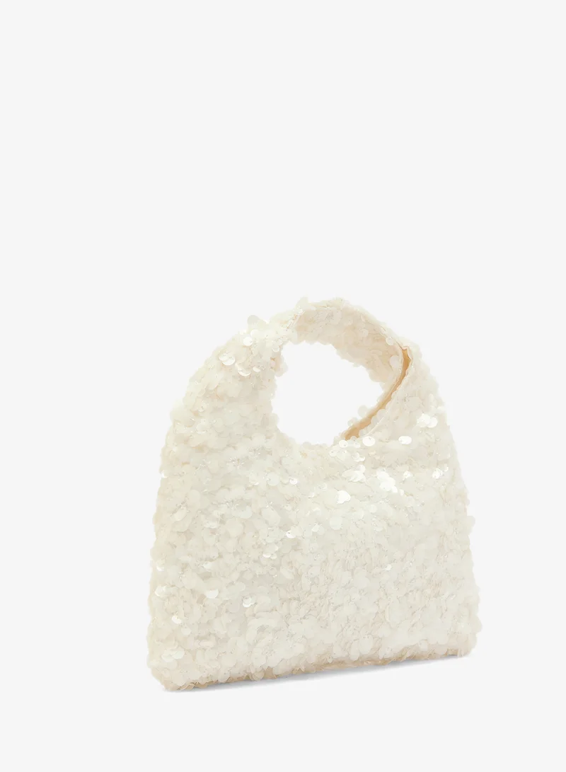 GLAMOROUS Sequin Grab Hobo Bag