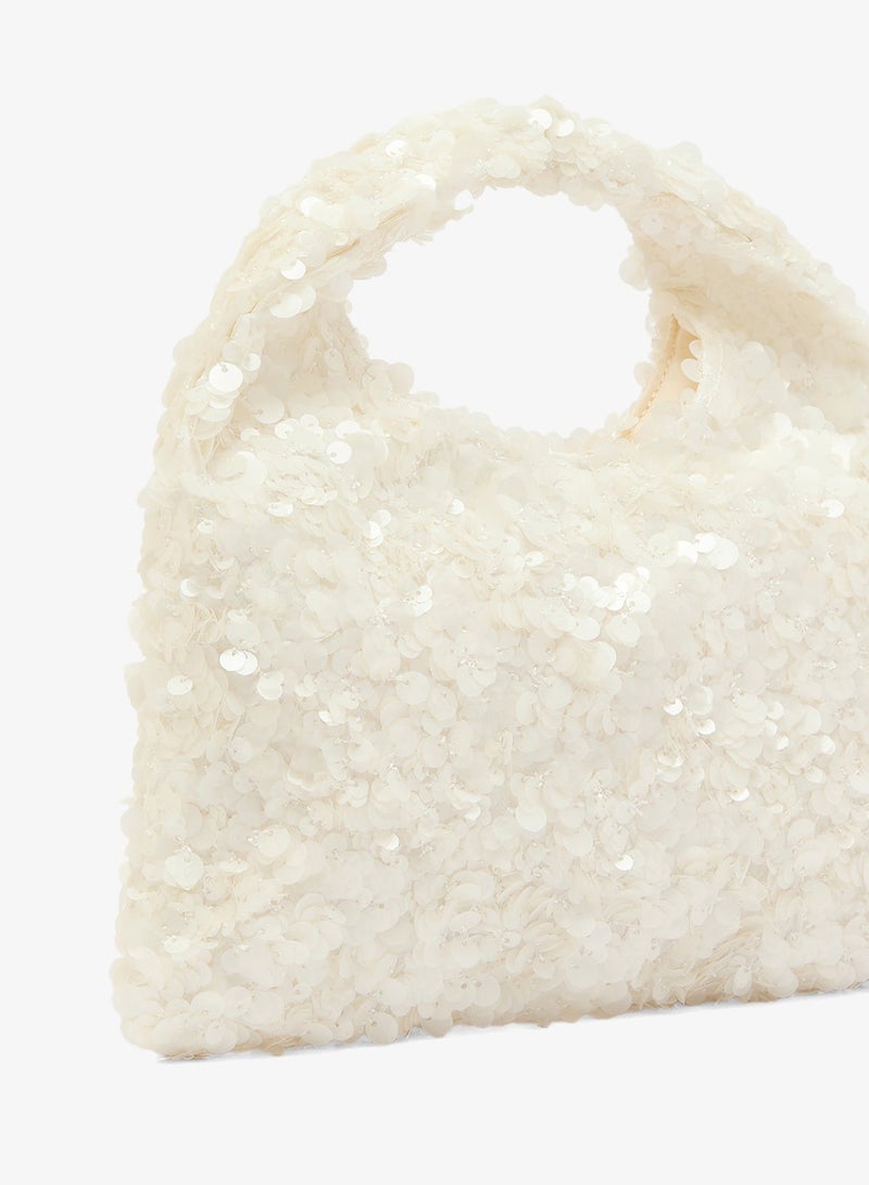GLAMOROUS Sequin Grab Hobo Bag - Image 4