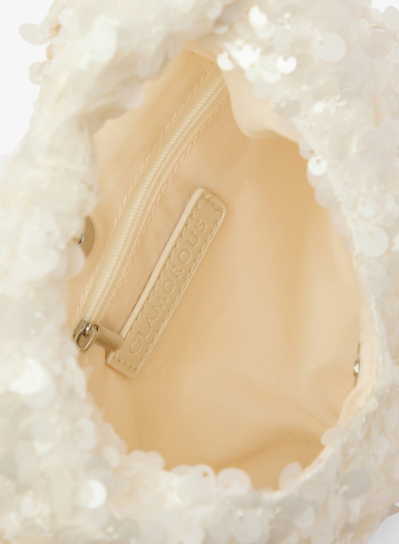 GLAMOROUS Sequin Grab Hobo Bag - Image 5