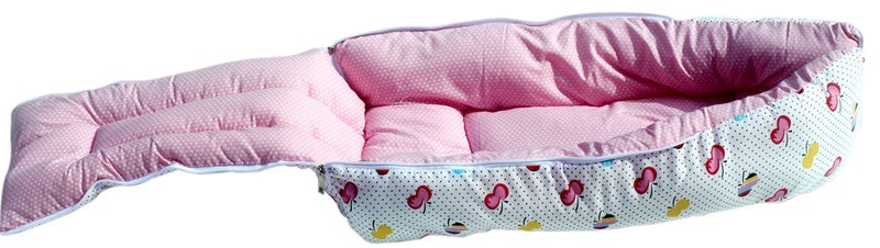 Amardeep Pink Color Baby Sleeping Bag Cum Baby Carry Bag 64 * 41 cms - Image 3