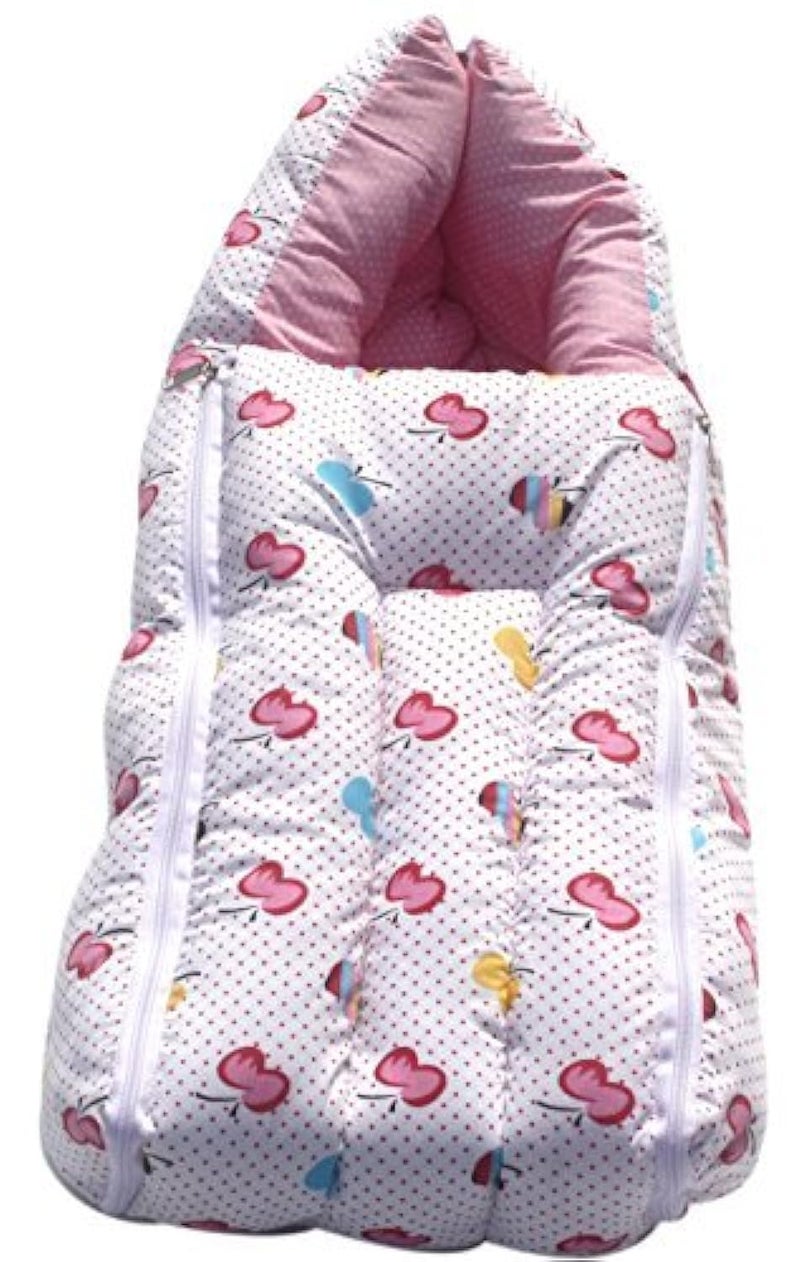 Amardeep Pink Color Baby Sleeping Bag Cum Baby Carry Bag 64 * 41 cms - Image 1