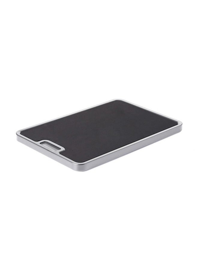 Nifty Solutions Medium Appliance Rolling Tray - Silver, Home Kitchen Counter Organizer, Integrated Rolling System, Non-Slip Pad Top for Coffee Maker, Stand Mixer, Blender, Toaster - Image 1