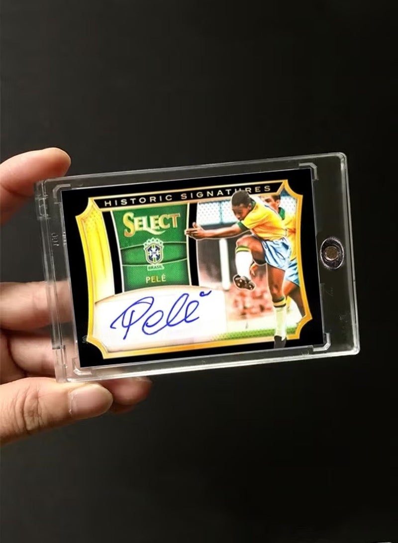 بانيني بطاقة كرة قدم بتوقيع بيليه، بطاقة تداول موقعة فردية، إصدار للمجمعين، تذكارات وبطاقات رياضية لعشاق كرة القدم وهواة الجمع - Image 2