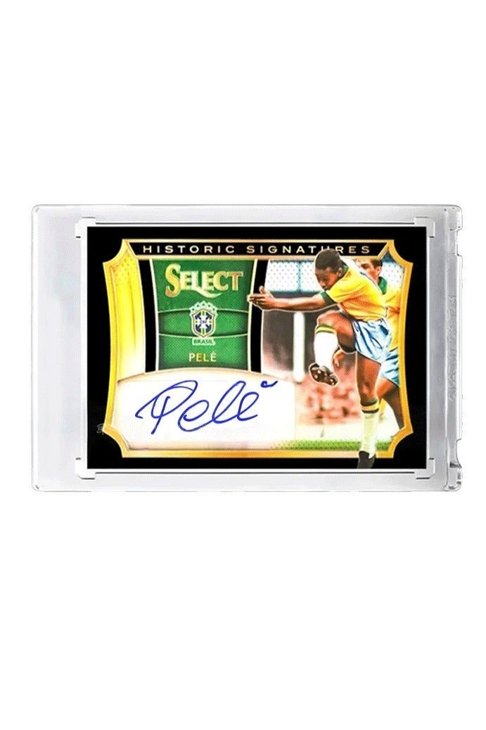Panini Pelé Football Signature Trading Card Single Autographed Soccer Card Collector’s Edition Sports Memorabilia for Fans and Collectors - Image 1