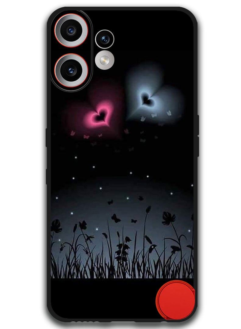 Theodor Case Compatible with Nothing CMF Phone 2 Pro 6.77 Inch Protection Shockproof Bumper Cover Two Hearts (2) - Image 1