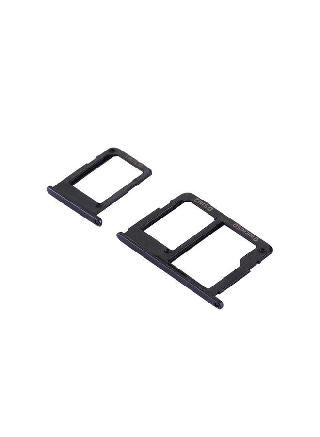 erorex For Galaxy J5 Prime / G570 & J7 Prime / G610 SIM Card Tray + Micro SD & SIM Card Tray (Black) - Image 4
