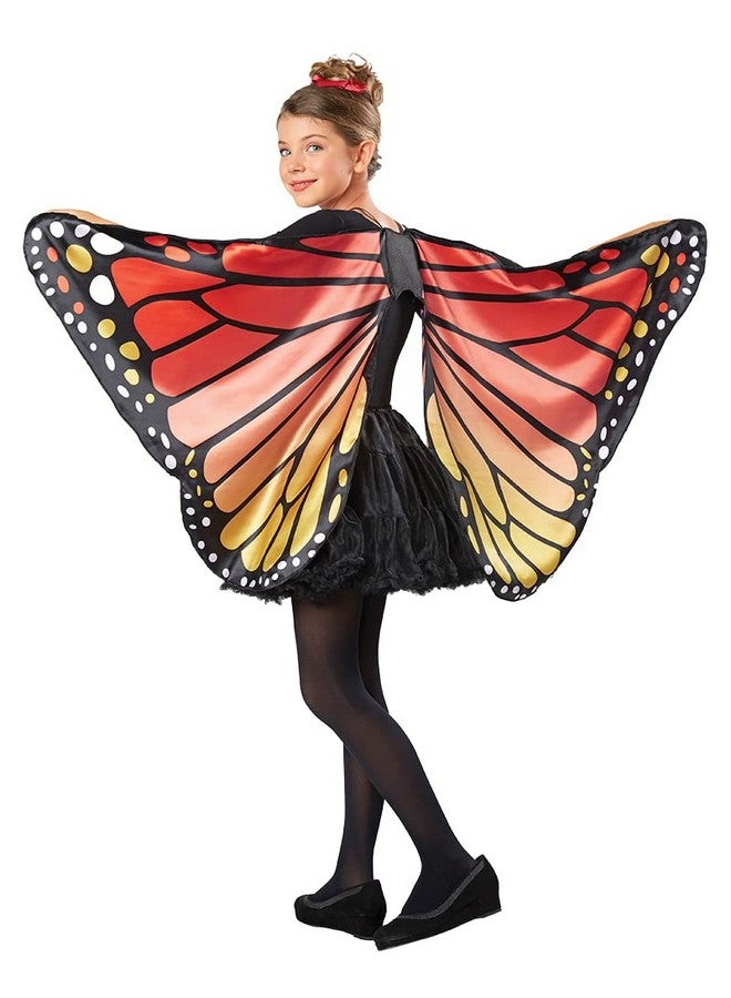 Seasons Kids Monarch Butterfly Cape Wings, One Size - Image 1