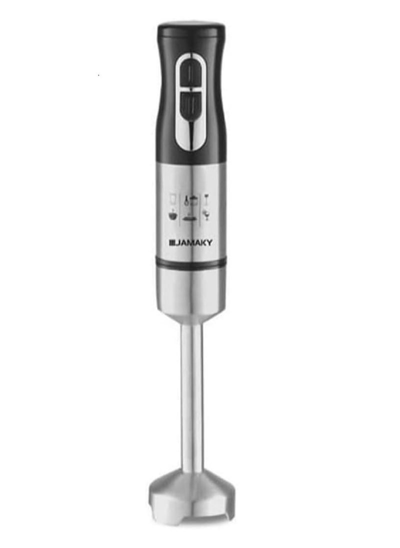 JAMAKY Italy JMK3007, anti-rust, stainless steel hand blender, 2000 watt, two speeds (Italian)  - Image 1