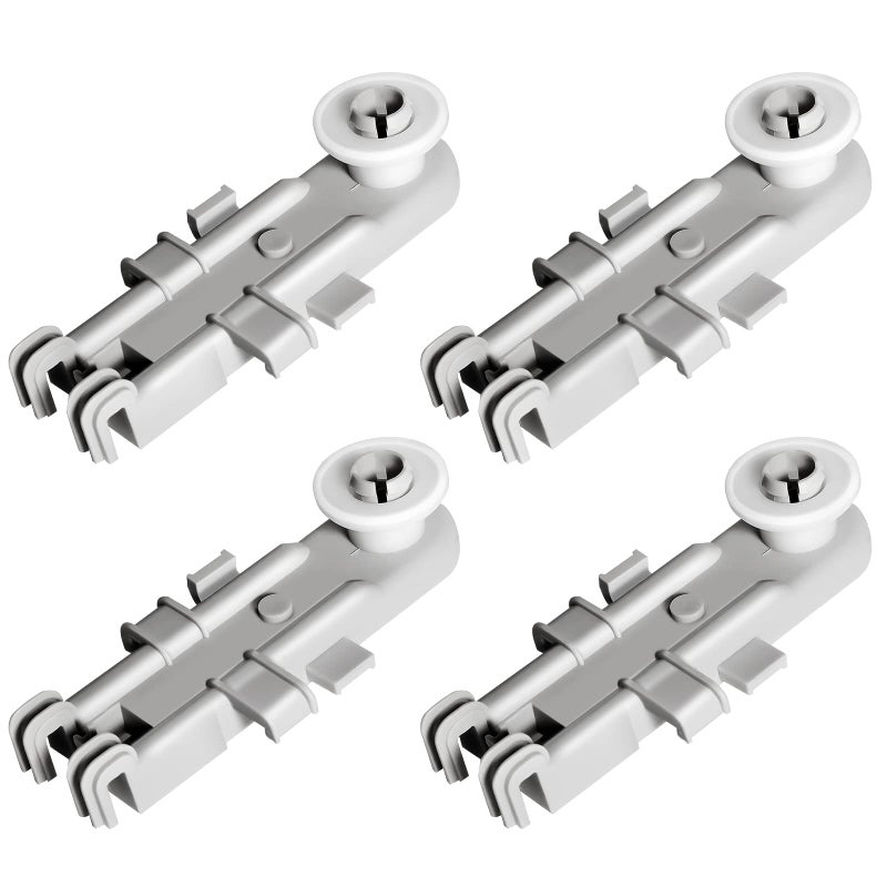 8268743 Dishwasher Upper Rack Wheel Replacement for Whirlpool KitchenAid Kenmore Dishwashers Top Rack Part Replaces WP8268743 8268655 AP6012252 WP8268655 Pack of 4 by Techecook