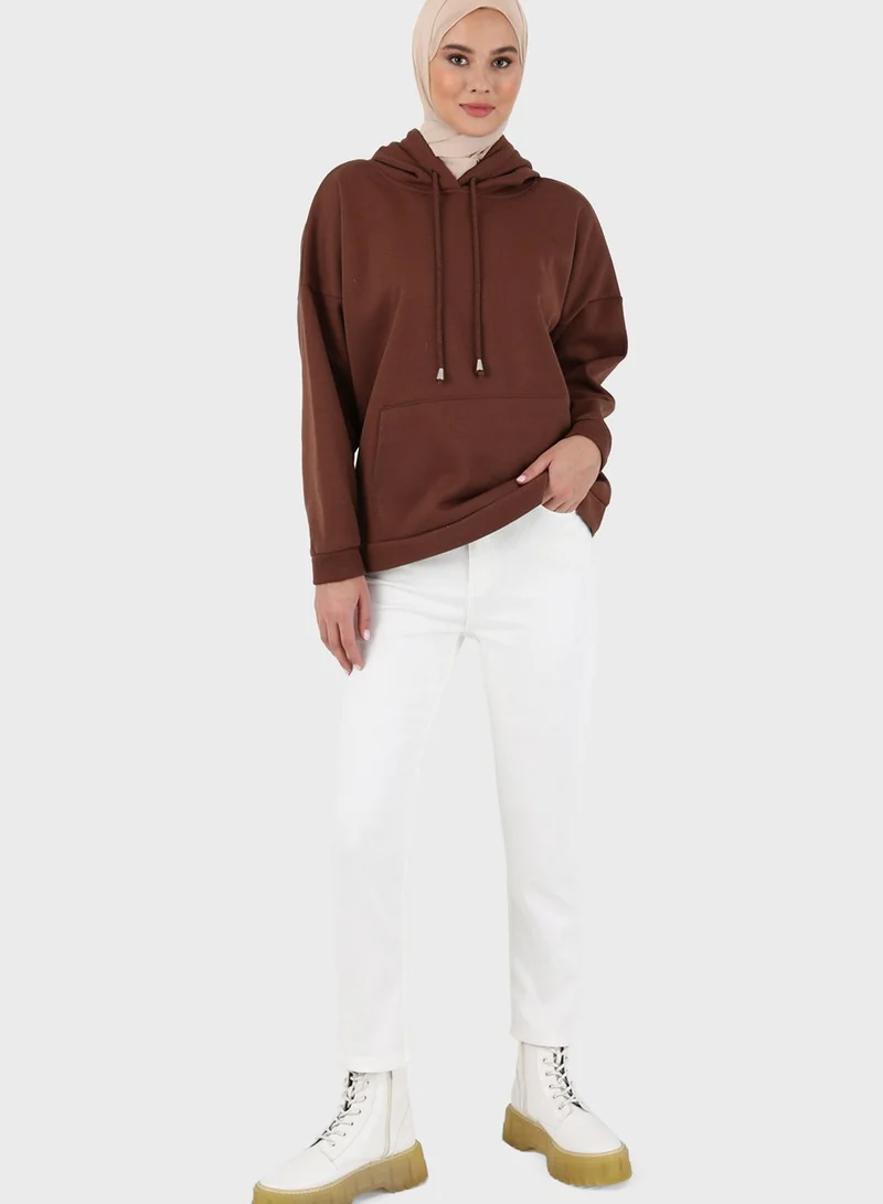 Refka by modanisa High Waist Denim Pants