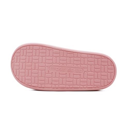 VRITRAZ Women’s Slippers Soft Plush Winter Wear | Warm Indoor & Outdoor Home Slides | Comfortable Cozy Fashion Footwear for Ladies (Size 7, Pink) - Image 2