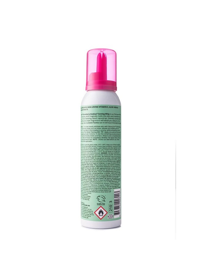 Skinny Tan Strawberries And Cream Pink Whipped Gradual Tanner - Long-Lasting And Fast-Drying Formula - Melts Effortlessly Onto Your Skin - Leaves You Looking Radiant And Hydrated - 5 Oz Bronzer  - Image 5