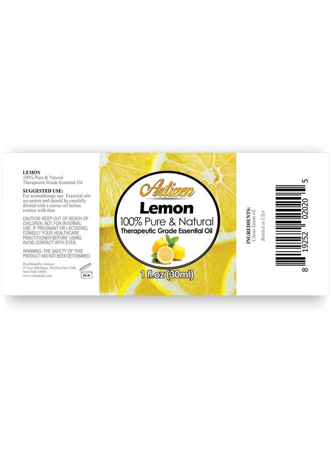 Artizen 30ml Oils - Lemon Essential Oil - 1 Fluid Ounce - Image 2