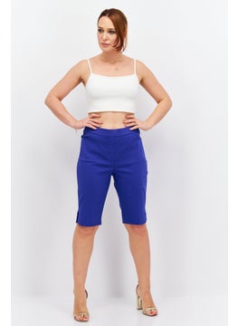 Women Pull On Plain Short, Blue - pzsku/Z2B0EB715D87CE15587B1Z/45/_/1728319704/4ff52894-83d0-481f-a989-0e5d363369bd