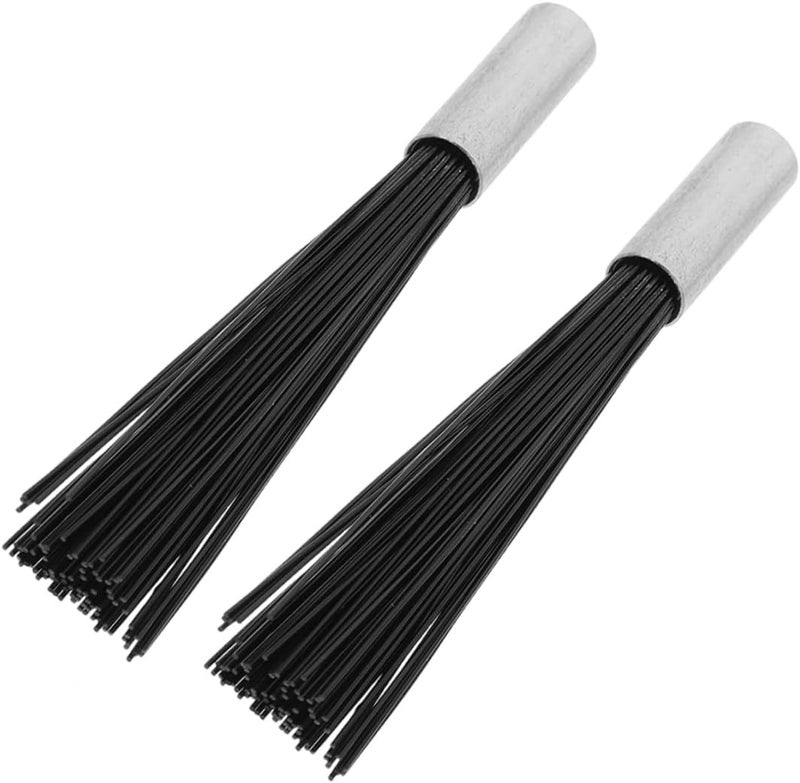 PRETYZOOM 2pcs Engine Carbon Brush High-Efficiency Carbon Deposits Cleaning Tool for Car Engine Cylinder Professional Detail Brush for Interior Car Cleaning - Image 1
