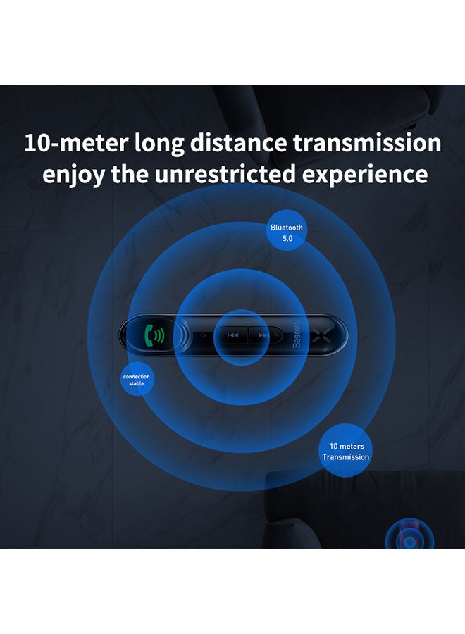 نيبمينينت Bluetooth Aux Adapter, 5.0 Audio Receiver for Wireless Music Stream with Hand-free Call, aptX LL, 10H Play Time, Auto-Repair Car Speaker, Headphone, Sound System, etc. - Image 5