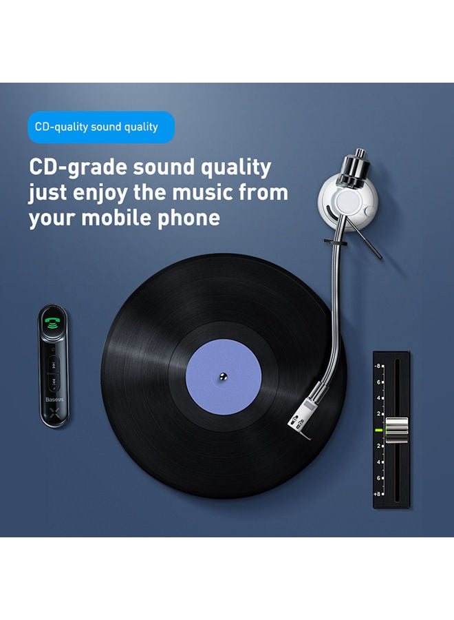 نيبمينينت Bluetooth Aux Adapter, 5.0 Audio Receiver for Wireless Music Stream with Hand-free Call, aptX LL, 10H Play Time, Auto-Repair Car Speaker, Headphone, Sound System, etc. - Image 3