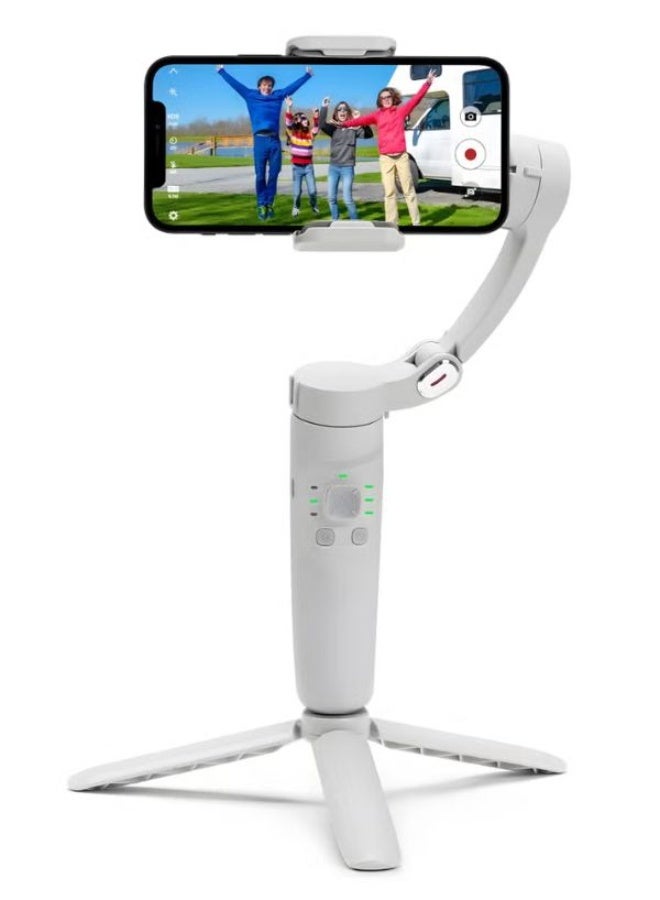 Professional selfie stick for smartphone fixing with hand handle, Bluetooth control, anti-vibration, foldable and compatible with all smart devices - Image 1