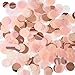 TecUnite Rose Gold Pink Confetti Tissue Paper Table Confetti 176 oz - Image 3