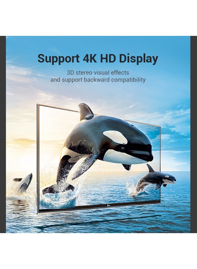 VENTION HDMI 270 Degree Male to Female Adapter Black 2 Pack Model # AINB0-2 - Image 5